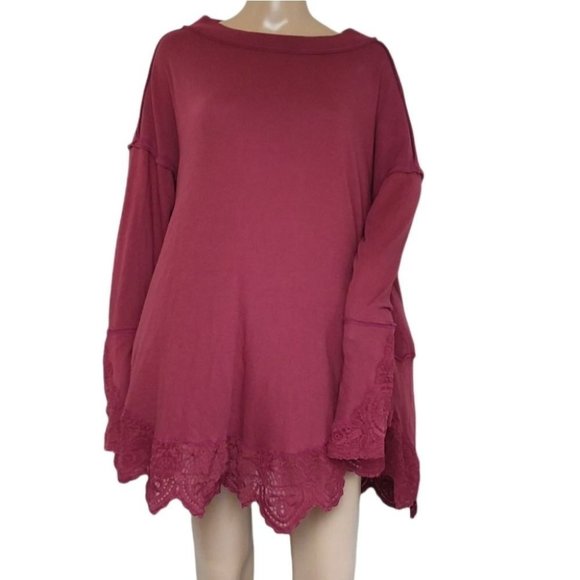 Free People Tops - Free People “Sparrow Lace Tunic